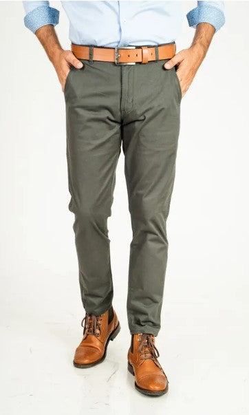 Pantalón en drill regular fit